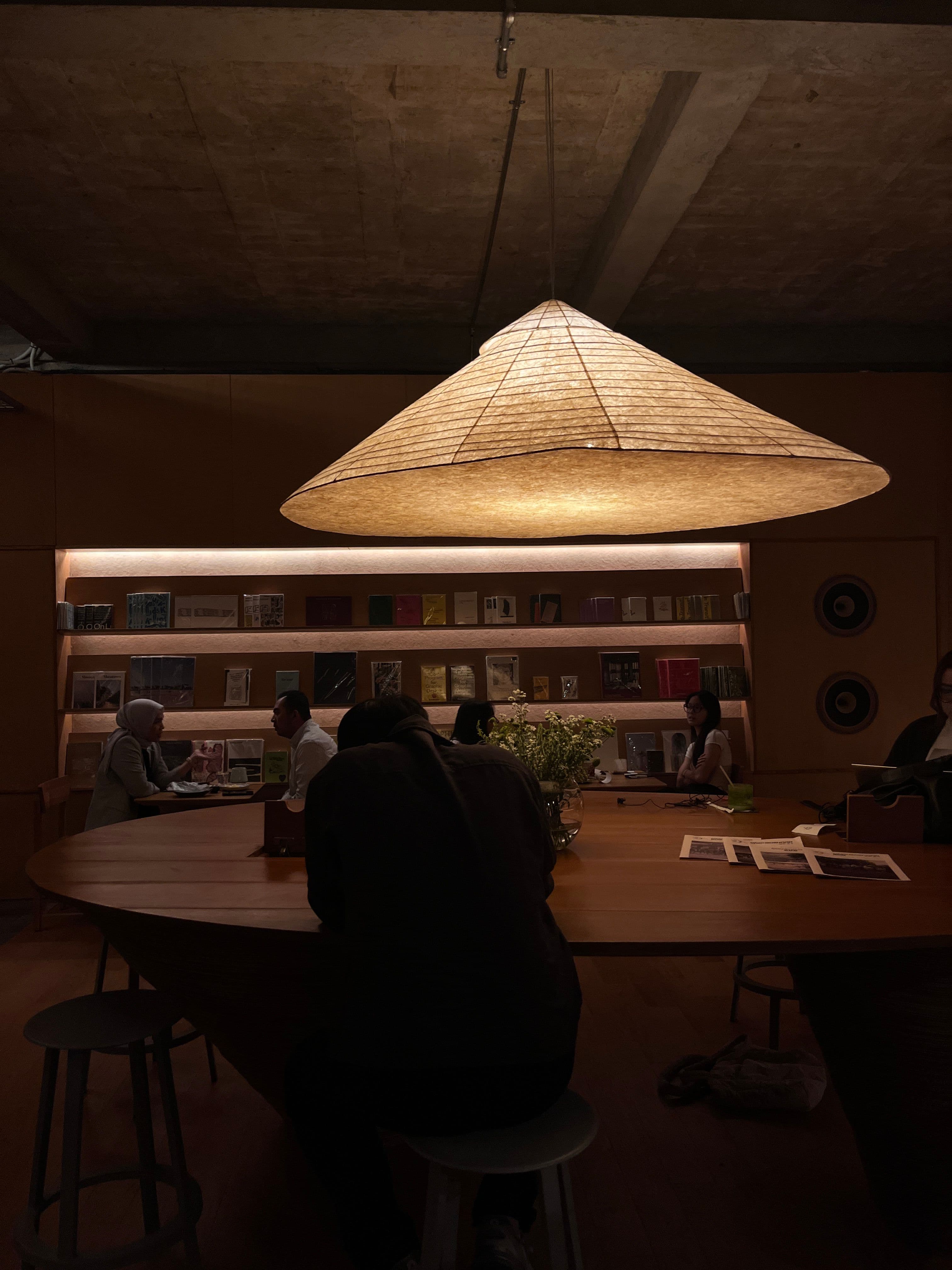 The Ambient light is perfect for working or reading.